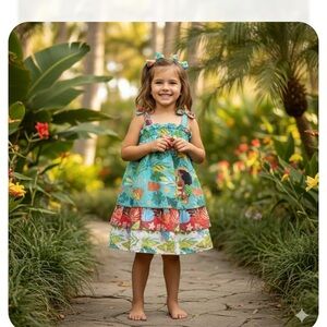 Disney Moana Tropical Adventure Kids Dress